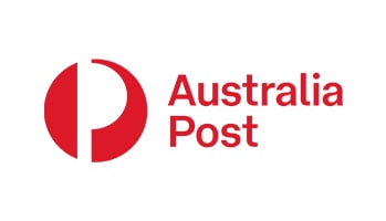 Displayed here are a number of client logos, including Australia Post, Australian Government, RACQ, Westpac, Monash University and more