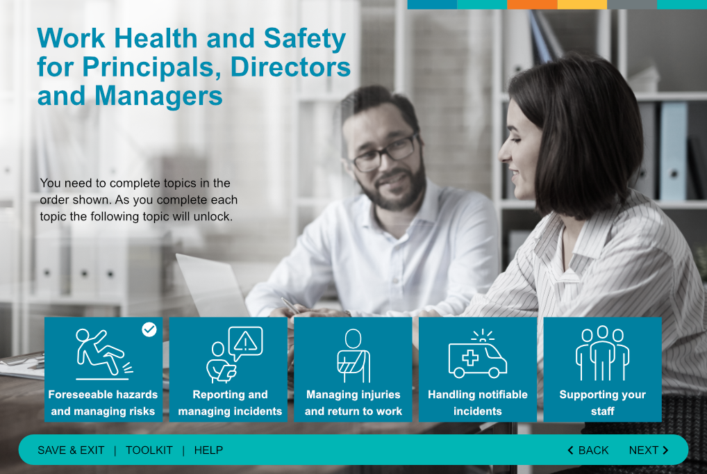 1550 DOE WA Work Health and Safety for Principals, Directors and Managers