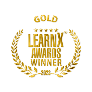 LearnX Awards GOLD Winner 2023 for Best eLearning Design-Best Interactive Scenario (Industry Specific)