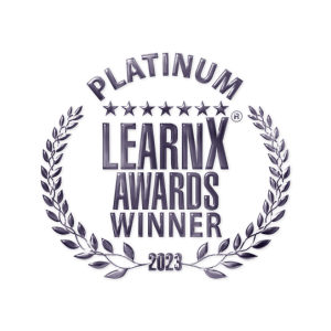 earnX Awards PLATINUM Winner 2023 for Best Talented Team, Best eLearning Team