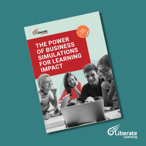 thumbnail of Liberate Learning e-Book cover The Power of Business Simulations for Learning Impact