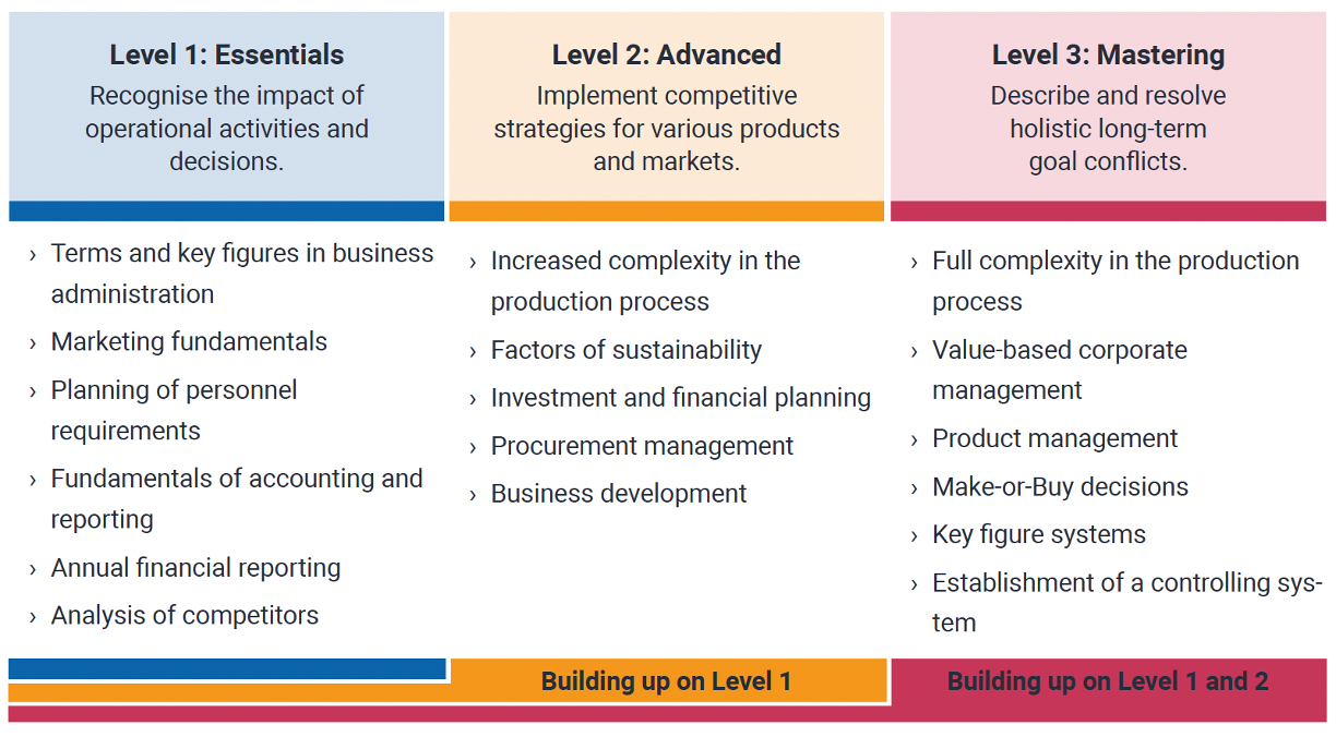 Overview of TOPSIM Business Simulation Levels